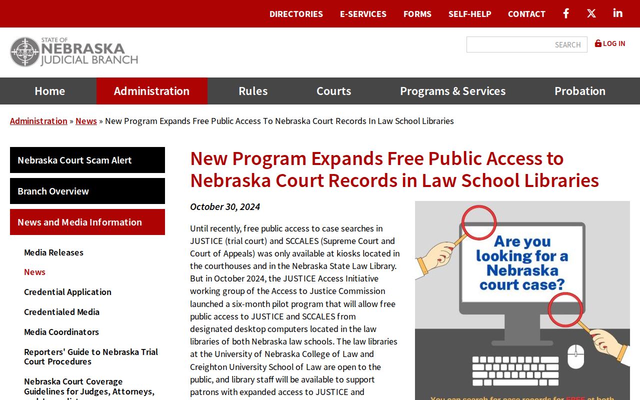 Bartley court docket public access pilot source